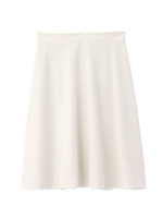 ハイウエストストレッチフレアスカート/ライトベージュ(051)