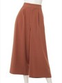 ハイウエストワイドパンツ/レンガ