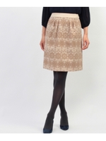 フロッキーフラワースカート/ネイビー(193)