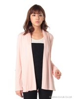 着流しカットカーデ/ベージュ