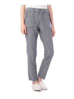 綿麻ツイルテーパードパンツ/オフホワイト(003)