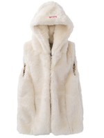 FUR VEST/ベージュ