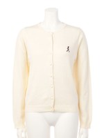 【F i.n.t】ロンドン兵隊刺繍ニットカーディガン/OFFWHITE