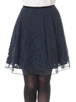 ピーチレーススカート/アイボリー