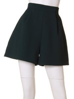 ボリュームタックショートパンツ/GRN