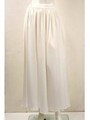 ヴィンテージサテン マキシスカート/WH