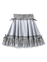 【スキヤキ】童話『不思議の国のアリス』　不思議な物語スカート/グレー