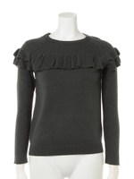 フリルニットプルオーバー/ホワイト