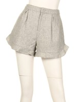 ウールMixショートパンツ/グレー