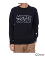 クルーネックカットソー(ミッキーマウス)/ネイビー(093)