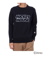クルーネックカットソー(ミッキーマウス)/ネイビー(093)