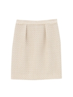 グログランツイードスカート/ベージュ系(452)