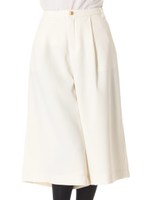 タックガウチョパンツ/Ivory