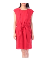 レーヨンリネンネップワンピース/レッド(062)