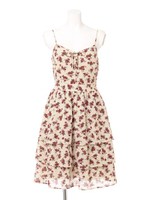 小花プリントキャミワンピース/キナリ