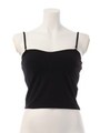 15AW BASICパット入りビスチェTOP/BLK