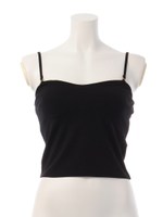 15AW BASICパット入りビスチェTOP/BLK
