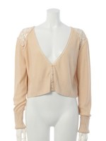 BACKモチーフカーディガン/ライトパープル