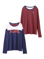 REVERSIBLE L/S TEE/アッシュ