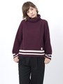 RIB KNIT TURTLENECK /ネイビー