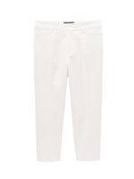 [S]ストレッチクロップドパンツ/ホワイト(001)