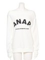 【ANAP】ANAPロゴ裏毛オフショルトップス/NVY
