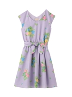 フラワーブーケワンピース/パープル系(181)