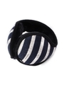 ボーダーイヤーマフラー/ネイビー(093)