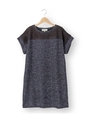 ループボーダーワンピース/ネイビー(393)