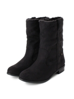 2WAY フェイクスエードブーツ/ダークブラウン(043)