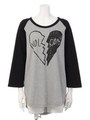 Heart Breaker Raglan Sleeve【VOLCOM】/GRY
