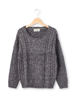 Word trobe MIXケーブルニット/ネイビー(093)