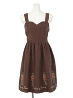 【F i.n.t】ロンドン兵隊ワンピース/BROWN