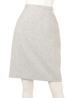 アシメバックラッフルスカート/ブラック