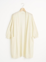 コットンロングカーデ/ネイビー