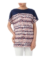 スクラッチ柄プルオーバー/レッド(162)