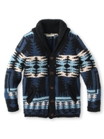 ネイティブもこもこカーディガン/ネイビー(093)