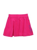 SOLID FLARED SKIRT LOGO/ピンク