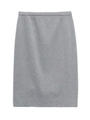 [L]ミディ丈ポンチタイトスカート/グレー系(012)