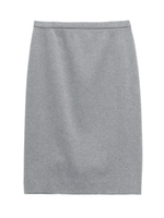[L]ミディ丈ポンチタイトスカート/グレー系(012)