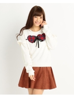 【Tralala】ストリングハートトップス/ホワイト