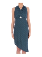 ラメカシュクールワンピース/ブルー(192)