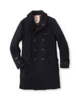 V?TEMENTS WIM NEELS×LTD メルトンダブルコート/ダークブラウン(043)