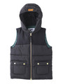 ZIP PUFF VEST/YELLOW