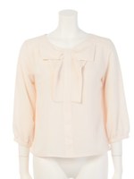 ＴＩＥ　ＮＥＣＫ　ＢＬ　７分/ホワイト