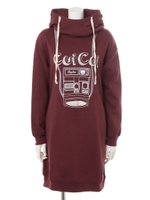 キュイキュイコビニャーパーカワンピ/ワイン