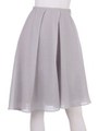 シフォンジーフレアスカート/ライトグレー