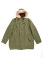 【メンズ】ミリタリーモッズコート/オリブグリ-ン