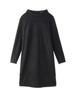 ウールハイネックワンピース/ブラック(019)