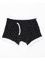 コットンフライスレギュラーボクサードット_パイピング/ダークグレー(113)